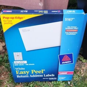 Avery White Easy Peel Return Address Labels